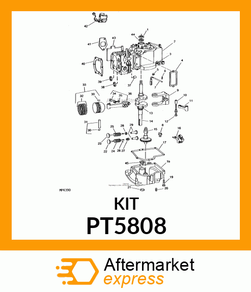 Connecting Rod - ROD, CONNECTING(.020" UNDERSIZE) PT5808