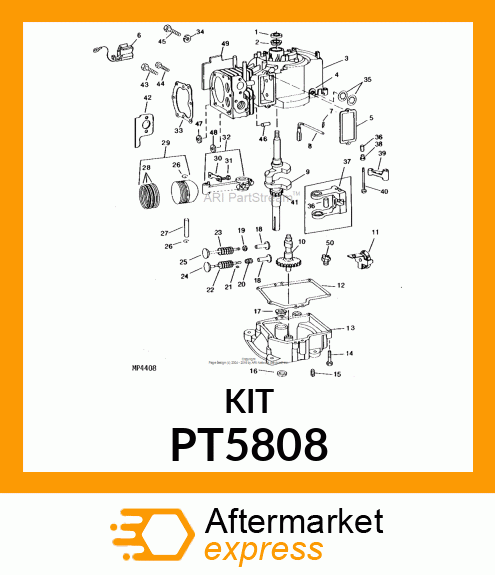 Connecting Rod - ROD, CONNECTING(.020" UNDERSIZE) PT5808