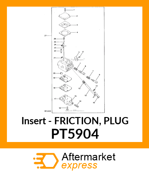 Insert - FRICTION, PLUG PT5904