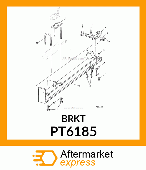 Bracket - BRACKET (Part is Obsolete) PT6185