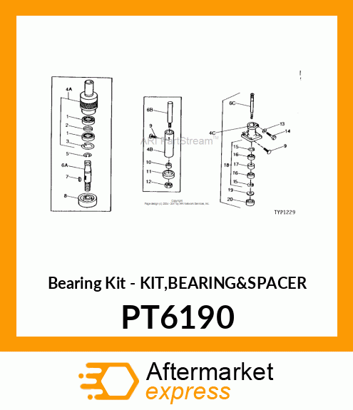 Bearing Kit PT6190