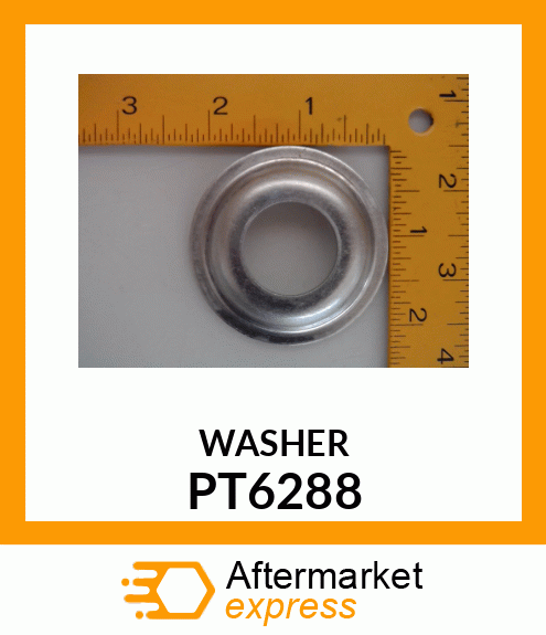 Washer - WASHER,GRASS,1"X2-1/4" CONCAVE (Part is Obsolete) PT6288