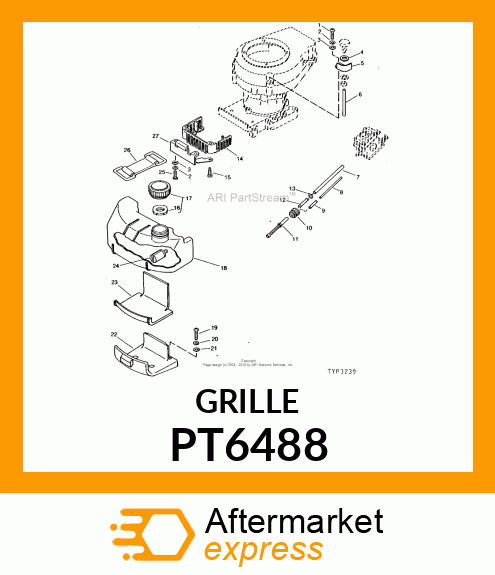 Grille - GRILLE PT6488