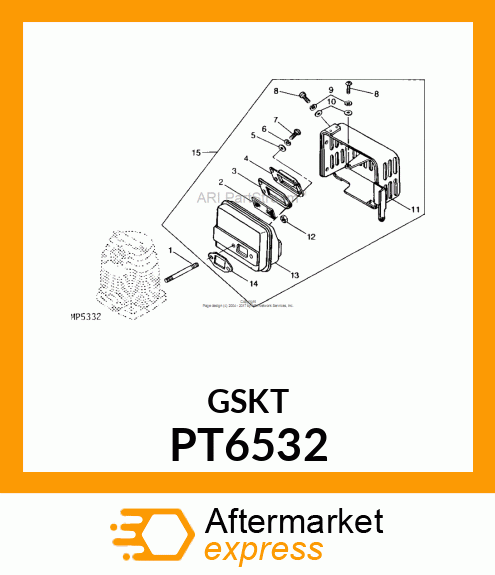 Gasket - GASKET PT6532