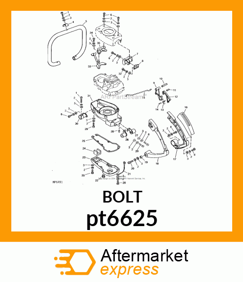 SCREW, HEX HEAD, METRIC pt6625