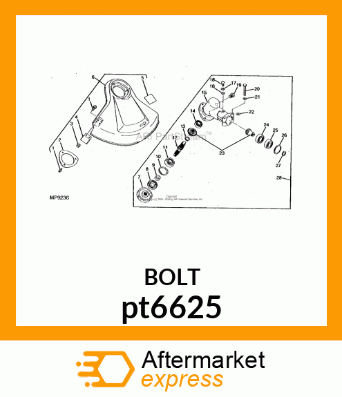 SCREW, HEX HEAD, METRIC pt6625