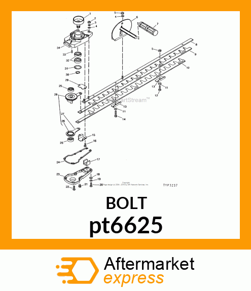 SCREW, HEX HEAD, METRIC pt6625