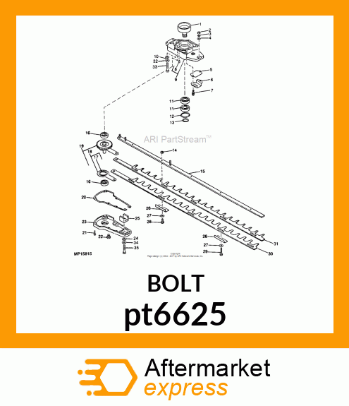 SCREW, HEX HEAD, METRIC pt6625