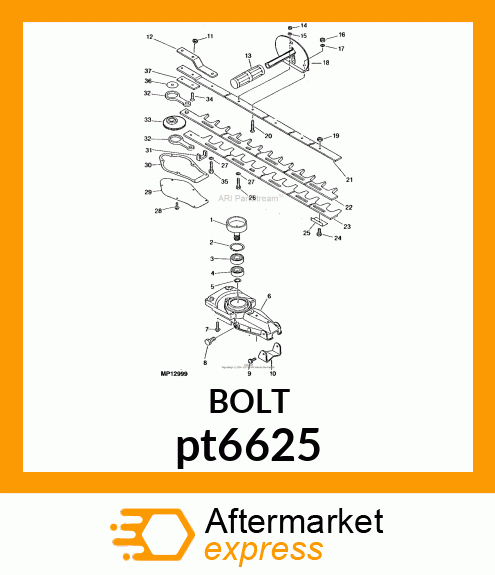 SCREW, HEX HEAD, METRIC pt6625