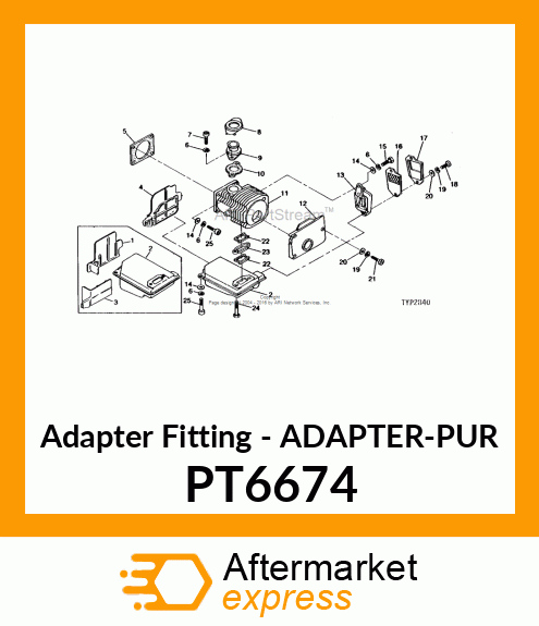 Adapter Fitting PT6674