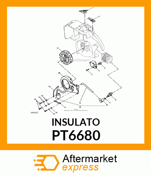 Insulator - TUBE-PUR PT6680