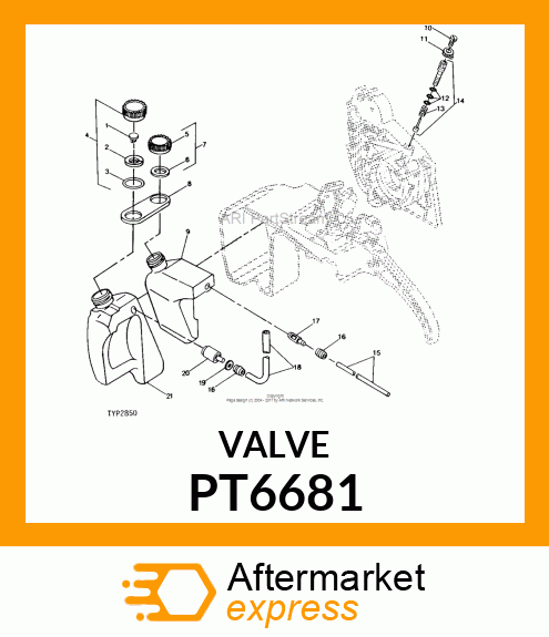 Oiler - AUTO, OILER ASSY-PUR PT6681