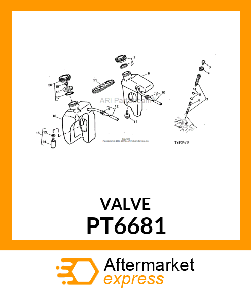 Oiler - AUTO, OILER ASSY-PUR PT6681