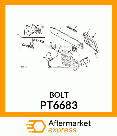 Screw - SCREW, ADJ-PUR PT6683