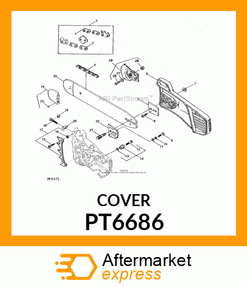 Cover - COVER, GUIDE BAR PT6686