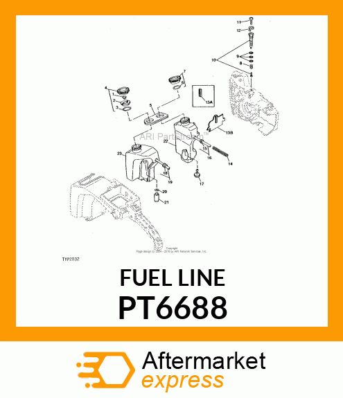 Fuel Line - PIPE, OIL-PUR PT6688