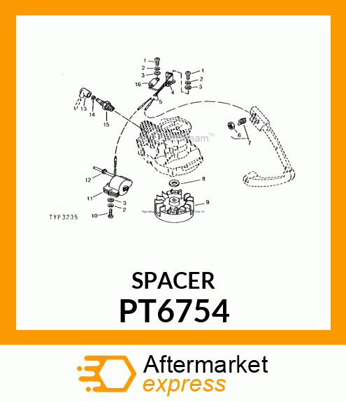 Washer - SPACER PT6754