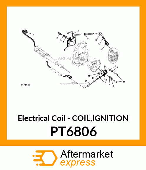 Electrical Coil - COIL,IGNITION PT6806