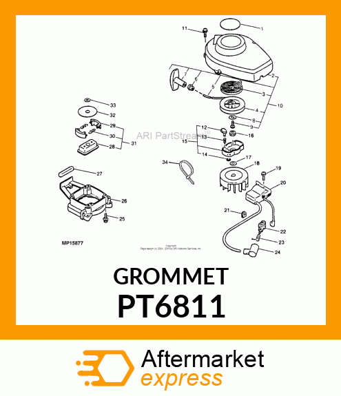 Grommet - GROMMET PT6811