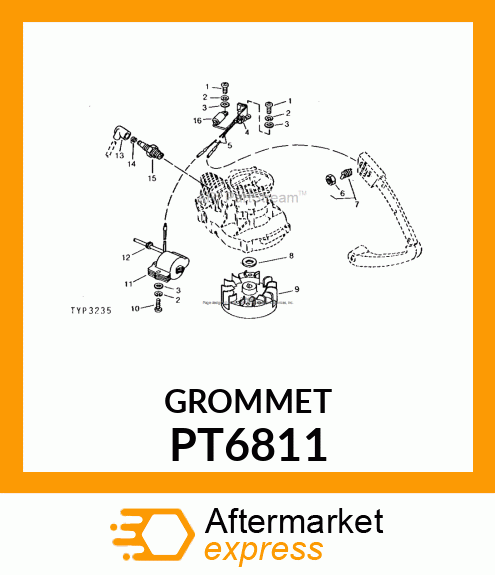 Grommet - GROMMET PT6811