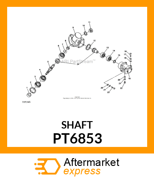 Shaft PT6853