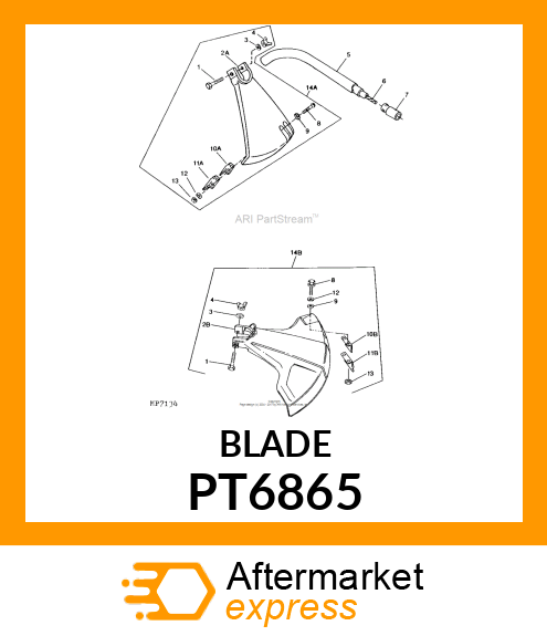 Spare part PT6865 + Blade