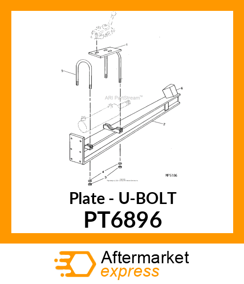 Plate - U-BOLT PT6896