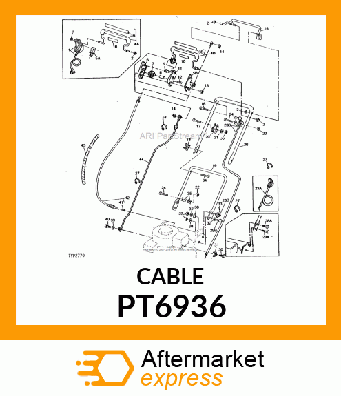 Control - CONTROL,THROTTLE PT6936