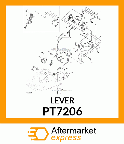 Lever PT7206