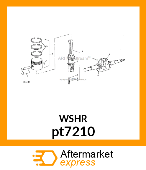 WASHER, CONNECTING ROD pt7210