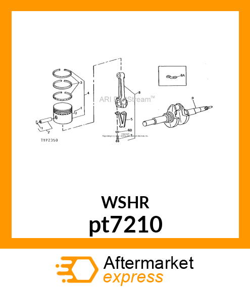 WASHER, CONNECTING ROD pt7210