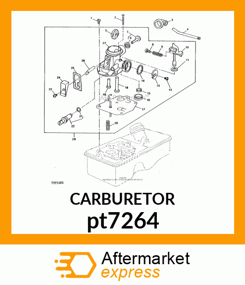 CARBURETOR pt7264