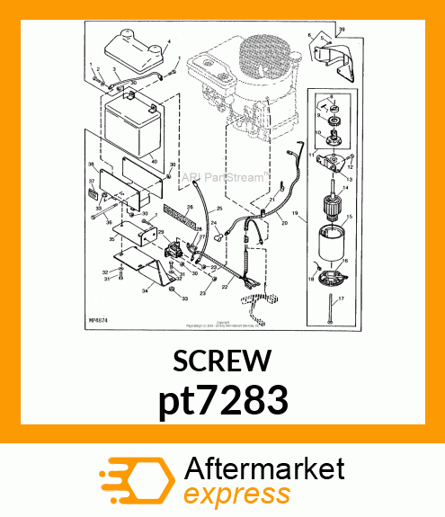 SCREW, SLFTPG, SPD THD, SLTD HEX HD pt7283