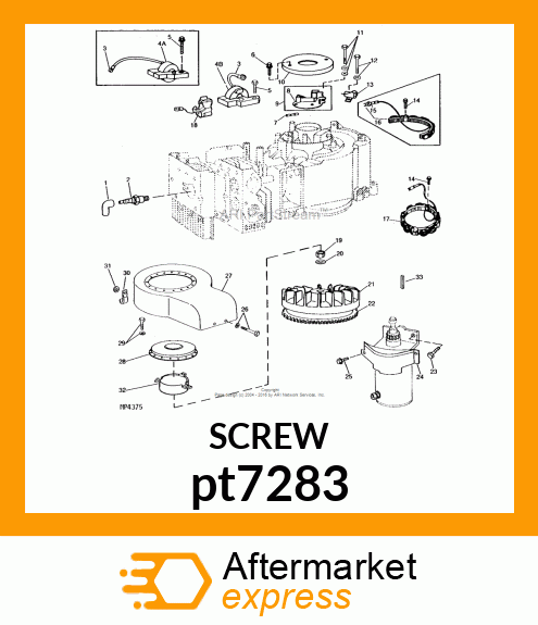 SCREW, SLFTPG, SPD THD, SLTD HEX HD pt7283