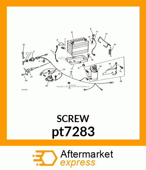 SCREW, SLFTPG, SPD THD, SLTD HEX HD pt7283