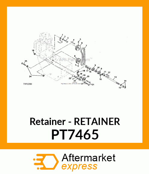 Retainer - RETAINER PT7465