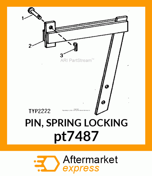 PIN, SPRING LOCKING pt7487