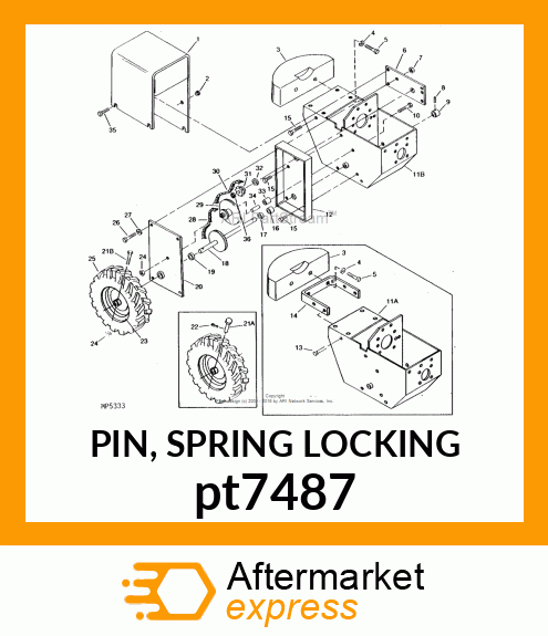 PIN, SPRING LOCKING pt7487