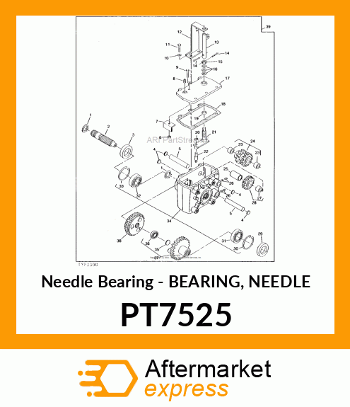 Needle Bearing - BEARING, NEEDLE PT7525