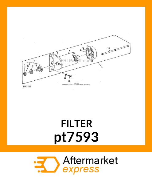 MOTOR, STARTER pt7593