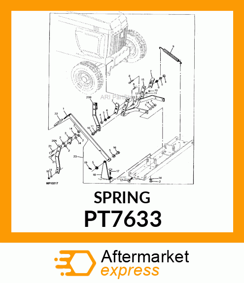 Spring - SPRING,LIFT ASSIST PT7633