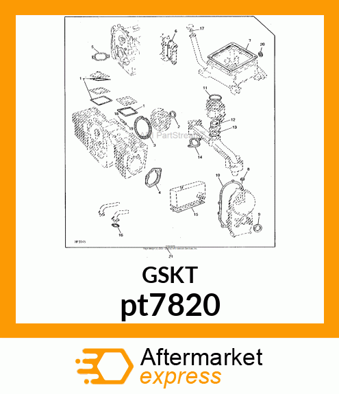 GASKET, INTAKE MANIFOLD pt7820