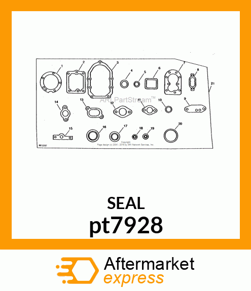 SEAL, VALVE GUIDE pt7928