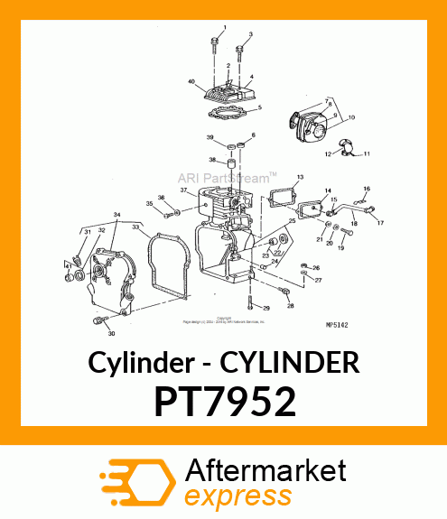 Cylinder - CYLINDER PT7952