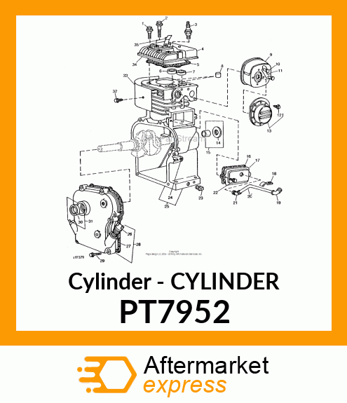 Cylinder - CYLINDER PT7952