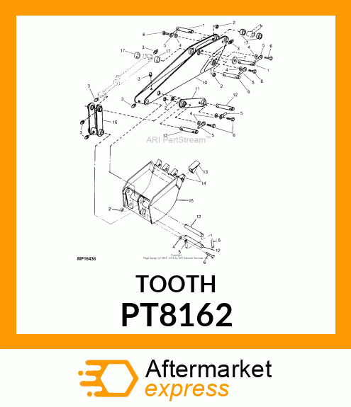 Tooth PT8162