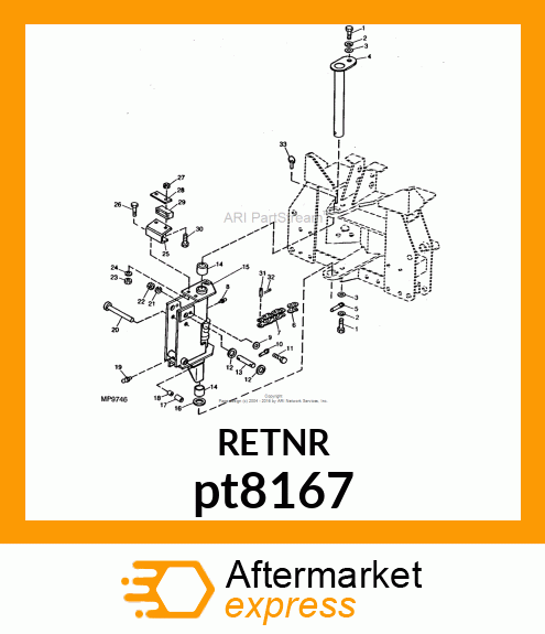 RETAINER, SMALL PIN pt8167