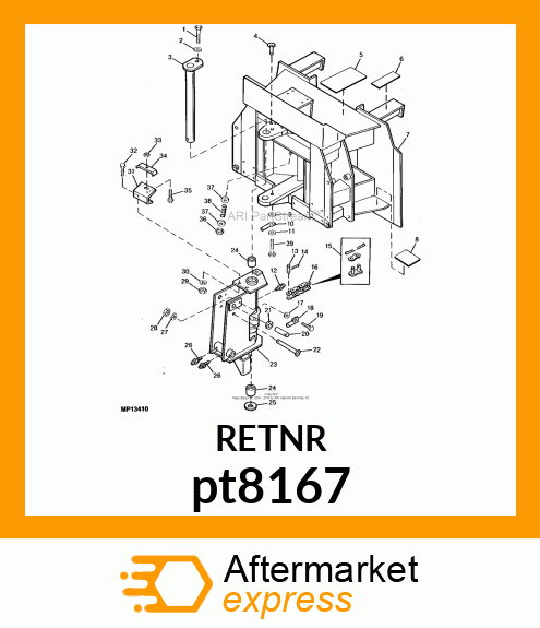 RETAINER, SMALL PIN pt8167