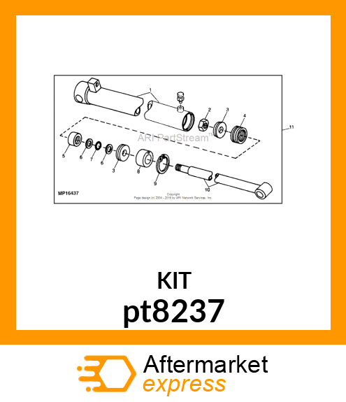 REPAIR KIT, KIT, CYL SEAL REPAIR pt8237