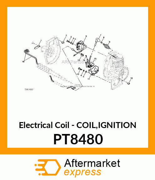 Electrical Coil - COIL,IGNITION PT8480